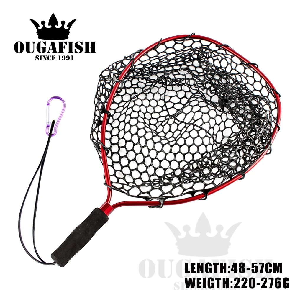 

Fishing Net Silicone Aluminium Alloy Landing Outdoor Eva Handle Ultralight Portable Nets Pesca Accesorios Mar Crape Equipment