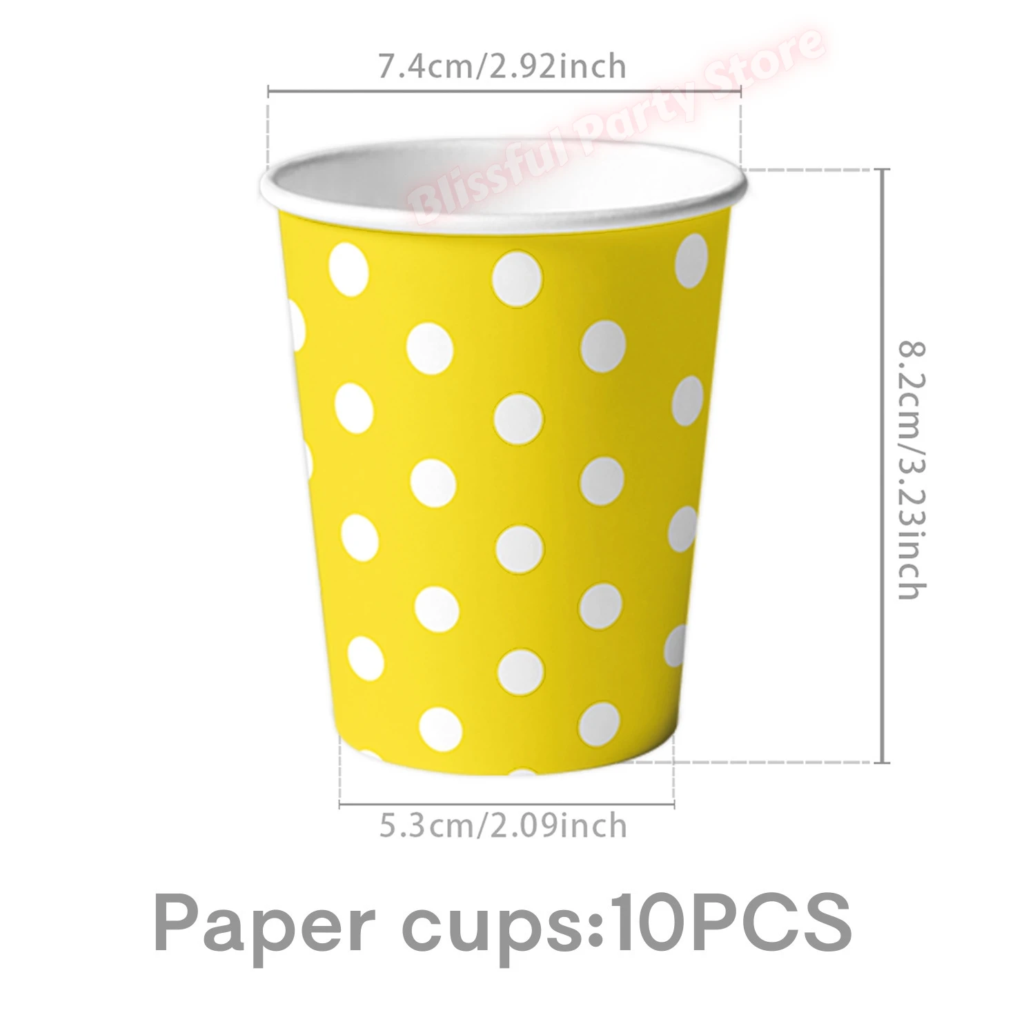 Colored Polka Dot Birthday Party Supplies Tableware Set Cup Plates Napkin Pennants for Baby Shower Decoration Holiday Decor Prop
