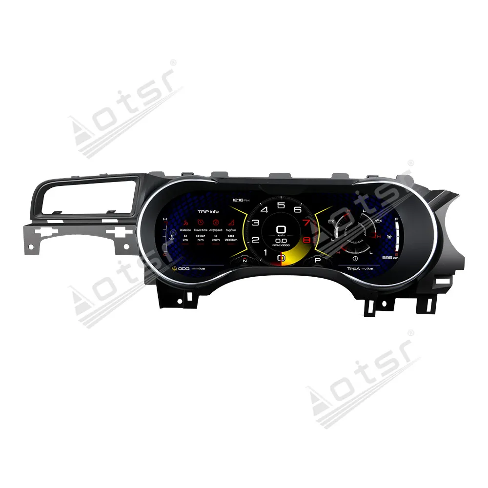 2026, 12.3 '' for Ford Mustang 2015-2023, LCD Instrument Panel, Digital Cluster, Speed Instrument, Spacecraft Tachometer UI
