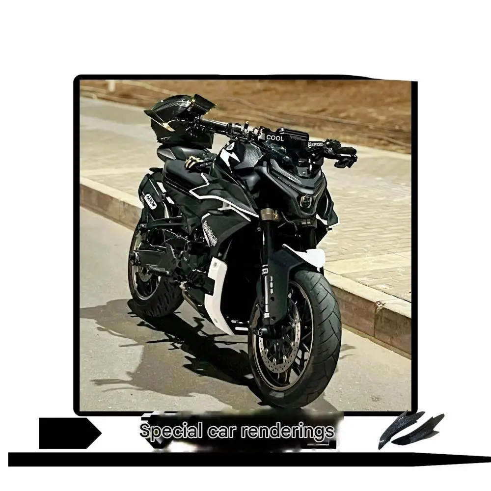 لـ CFMOTO 800NK دليل مسار الجناح الثابت لوحة جانبية المنافسة الجانبية ملحقات تعديل الرياح الثابتة