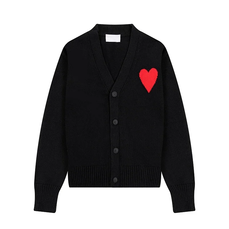 2025 New  Autumn Sweater Women Long Sweater Coat Heart Shaped Letter Jacquard Single Breasted Lady 4 Colors Cardigan Y2K Top