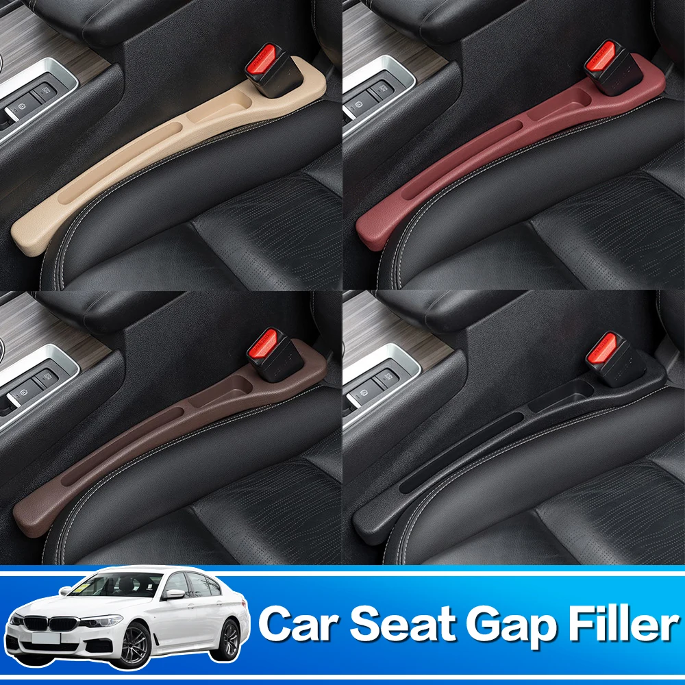 2X Car Seat Crevice Storage Seat Gap Filler Decoration Interior Accessories For VW Caddy MK3 MK4 3 4 Atlas UP EOS Fox GOL Rabbit