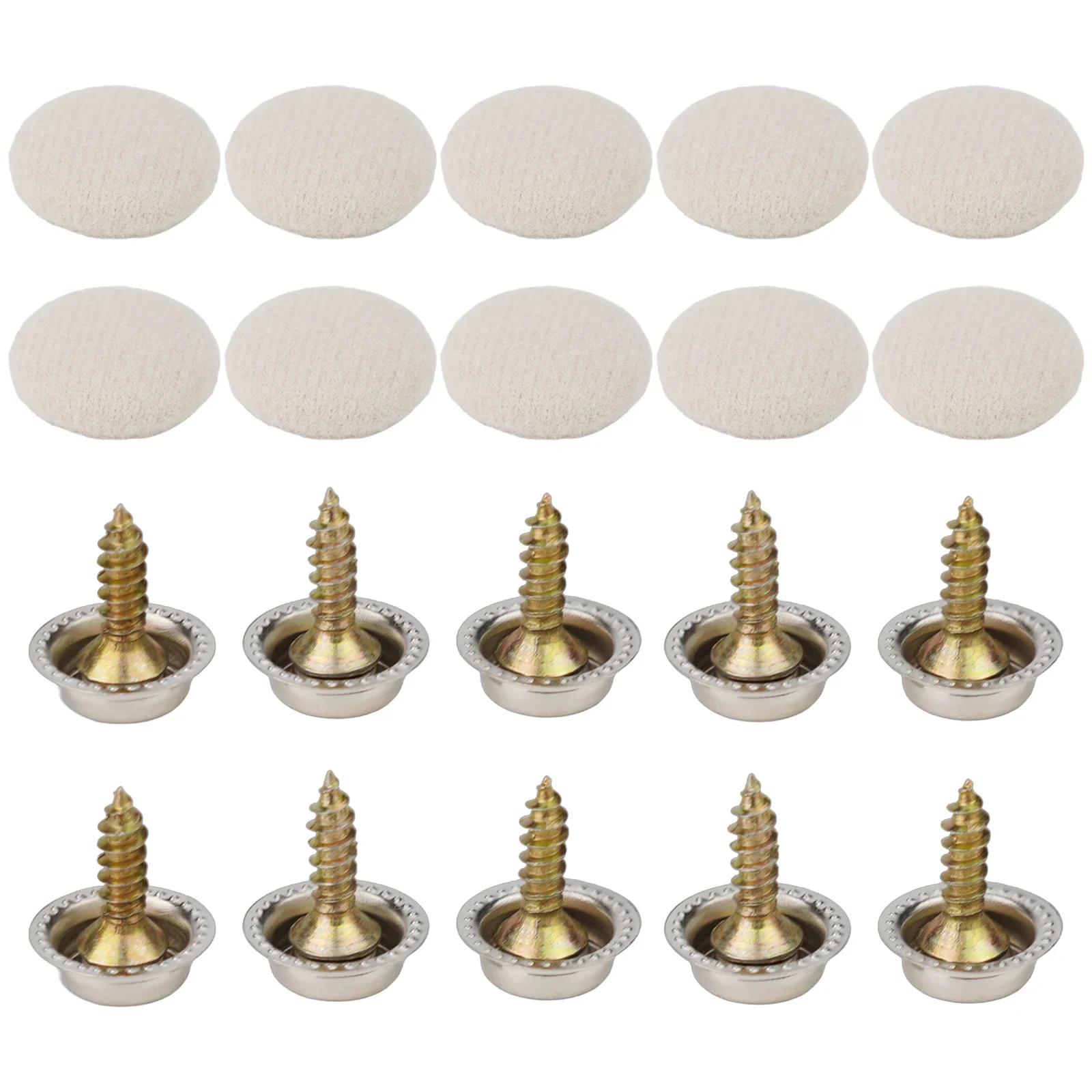 For Cars Trucks Motorcycles Car Roof Buckles 10pcs Set Accessories Headliner Repair Replacement Fixing Screw Cap