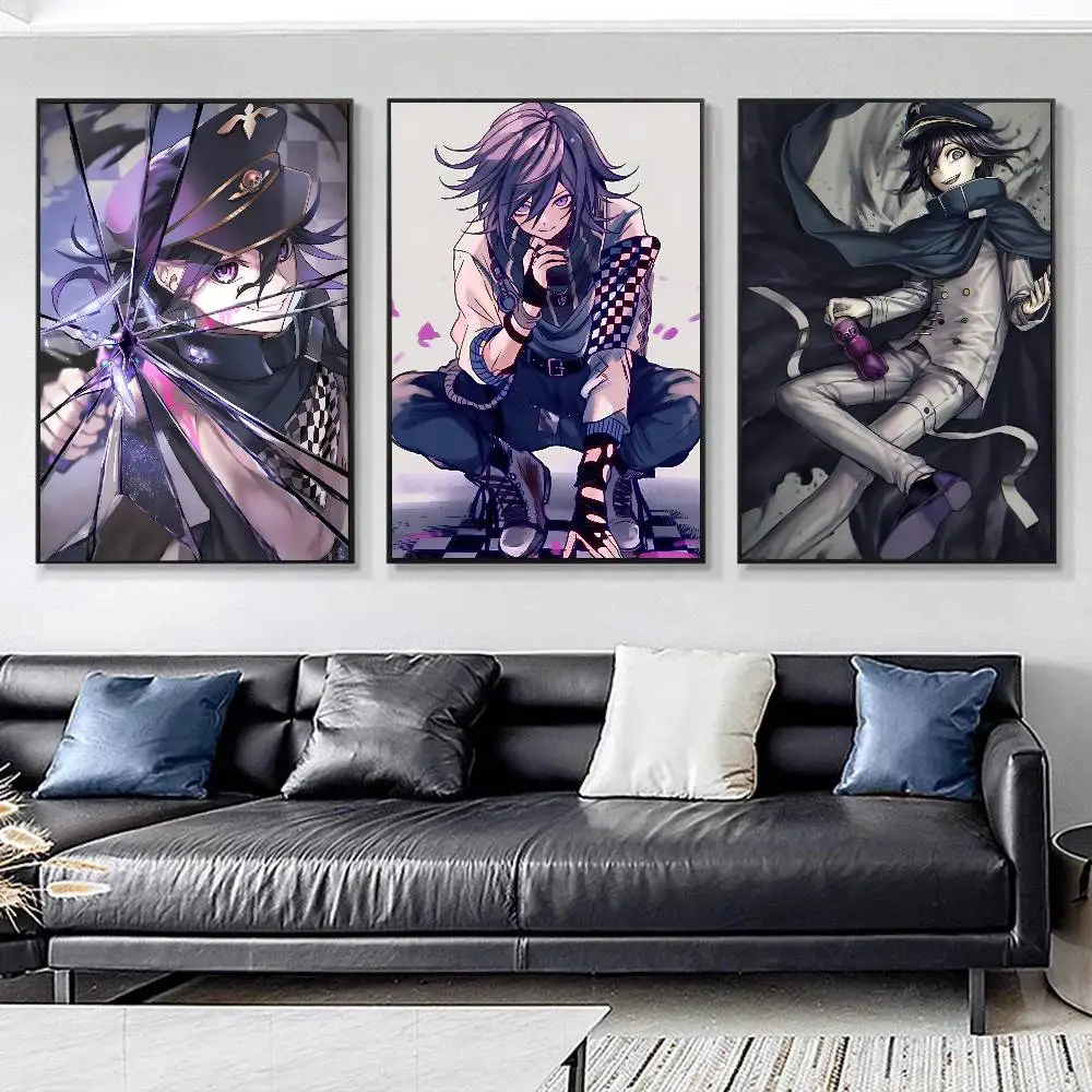 Anime Game D-Danganronpas Kokichi Oma Posters HD Print Vintage Wall Art Decor for Home Study Room