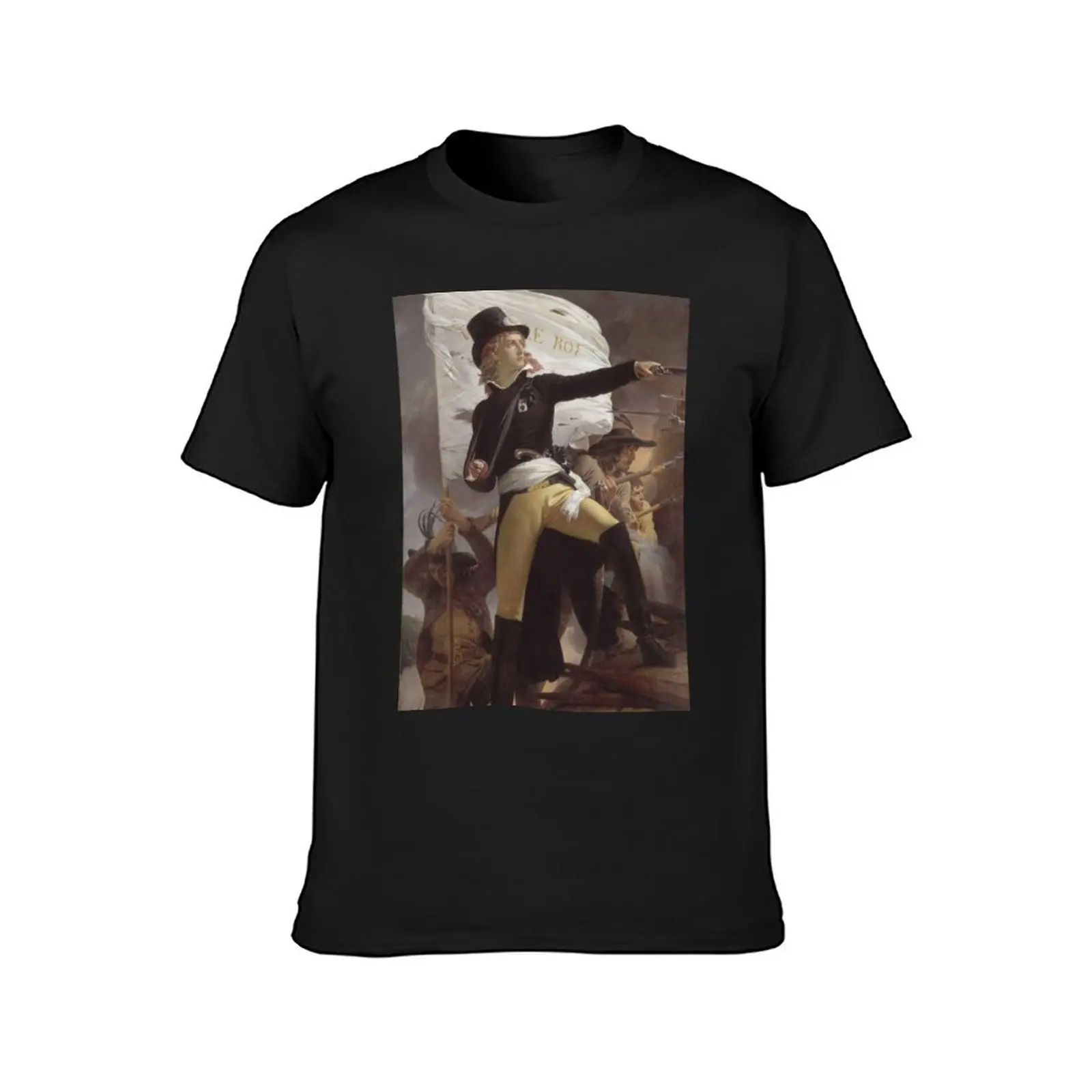 Monsieur Henri de La Rochejaquelein T-Shirt blanks anime clothes mens cotton t shirts