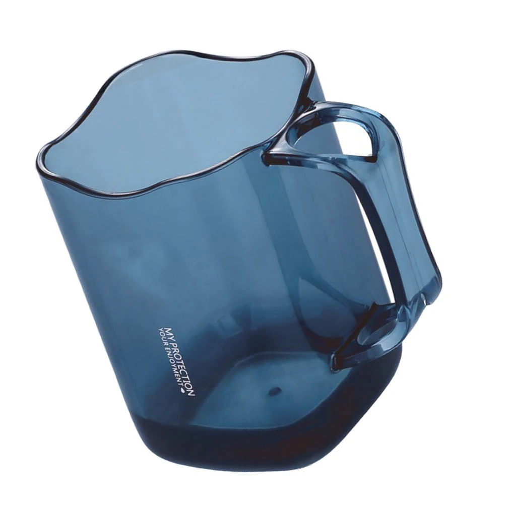 

Plastic Toothbrush Cups Portable Washing Cup Grey Mouthwash Petal Design Storage Travel Use