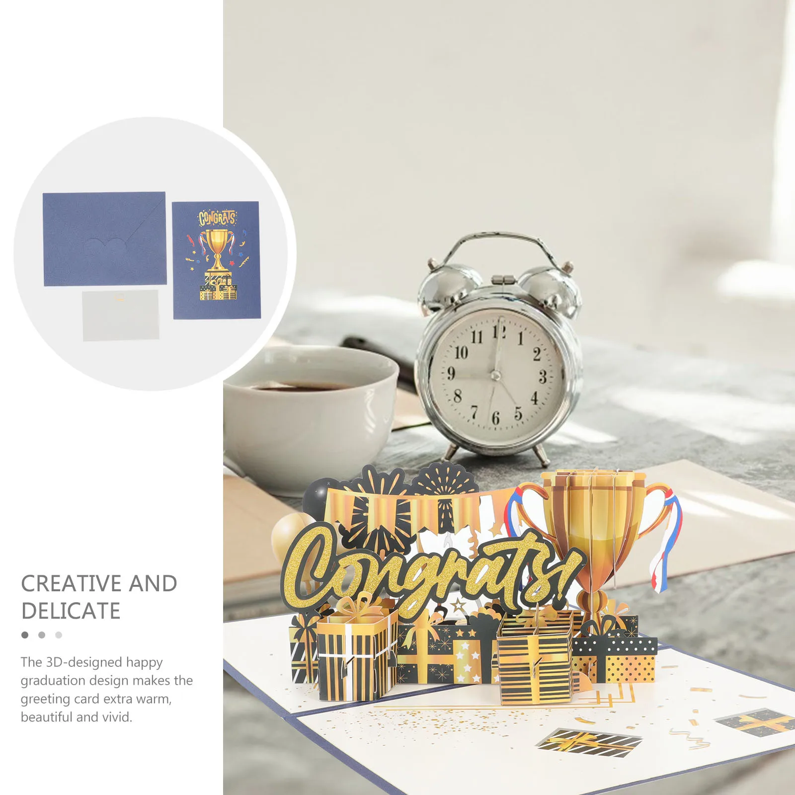 

Gift Card Graduate Greeting Novel Graduation Cards Paper Blessing for Season Cards. Party Creative