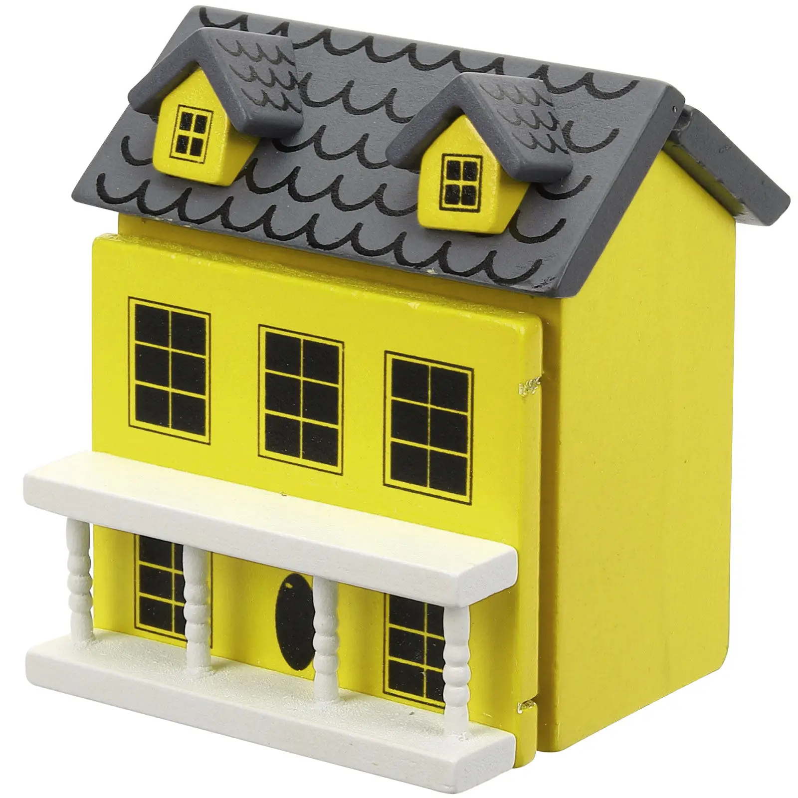 

Miniature House Wooden Tiny House Decorative Mini Villa Ornament for Mini Garden Desktop Landscape Villa Micro Landscape