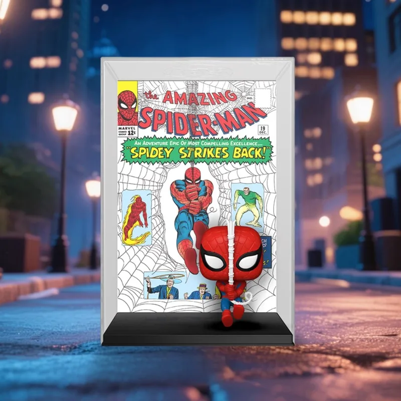 

Genuine Edition FUNKO POP Cover of The Amazing Spider-Man Comic Anime Desktop Decoration Ornament Model Toys Collectible Model