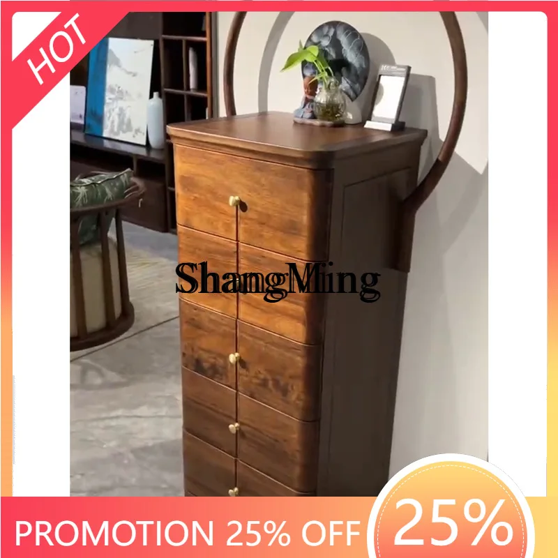 

SM wood chest of drawers drawer handles new storage sideboard, living room, bedroom, light luxury entrance