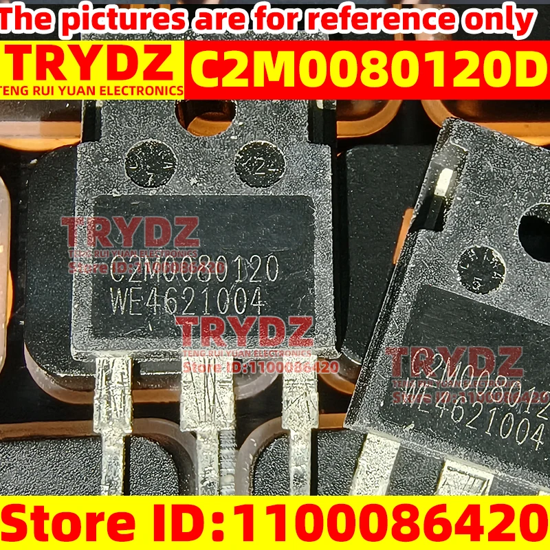 5-1pcs Original C2M0080120D TO-247 31.6A1200V disassembling machine high power IC second-hand