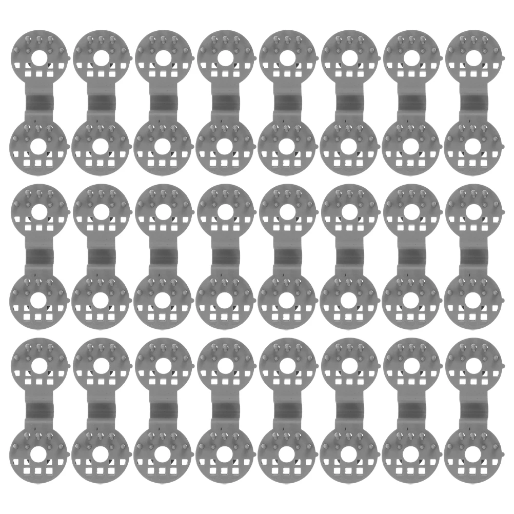 

40pcs Shade Net Clips Sunscreen Canopy Fixing Grey Versatile Use Secure Fixation Longlasting Suitable Gardens Greenhouses