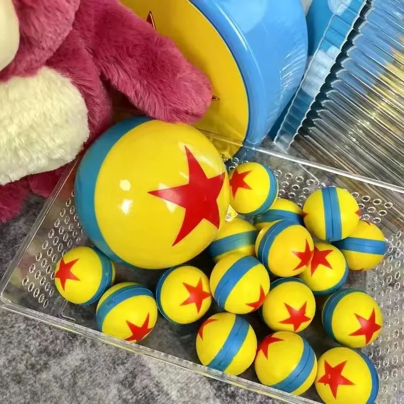 Mini pelota elástica de Pu de dibujos animados de Disney, pelota de dibujos animados de Pixar, juguetes de pelota de palmada para niños, Toy Story de Disney, pelota de Andy, regalos de cumpleaños para niños