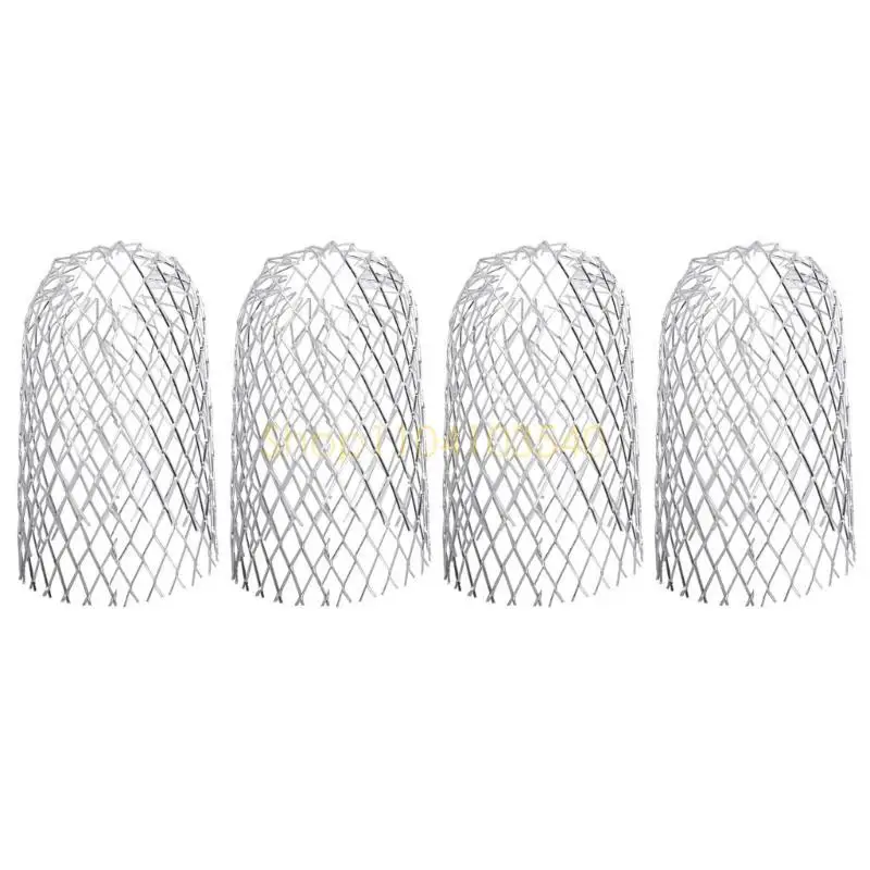 02DC 4pcs Stainless Steel Drainage Filter Set Aluminum Drainage Grate Filter Efficient & Durable Solution for Clear Drains