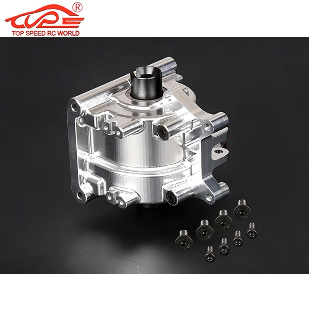 Metalowa skrzynia przednia lub tylny mechanizm różnicowy CNC + zestaw przekładni do 1/5 Losi 5ive T ROFUN ROVAN LT King MotorX2 FID DDT QL części do