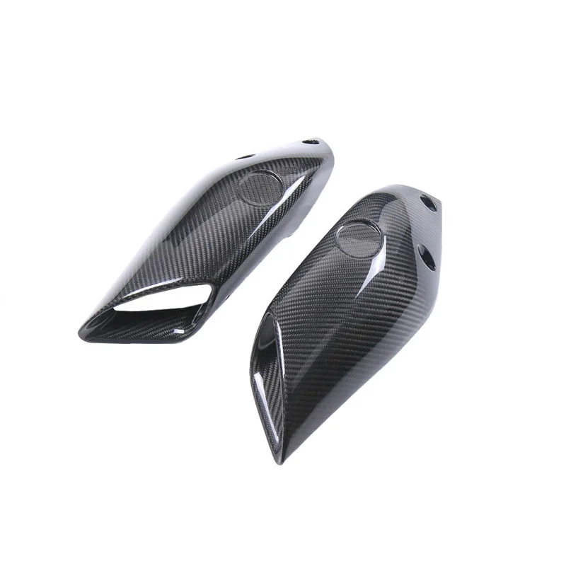 Acessórios de painel lateral de admissão de fibra de carbono modificado para motocicleta YAMMAHA MT-10 FZ-10