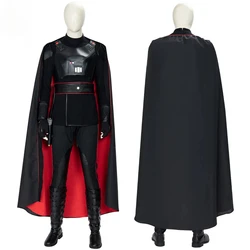 Superhero Mandalorian Moff Gideon Cosplay Costume Full Set with Cape Mens Battle Armor Suit Halloween Carnival Role Play Outfits
