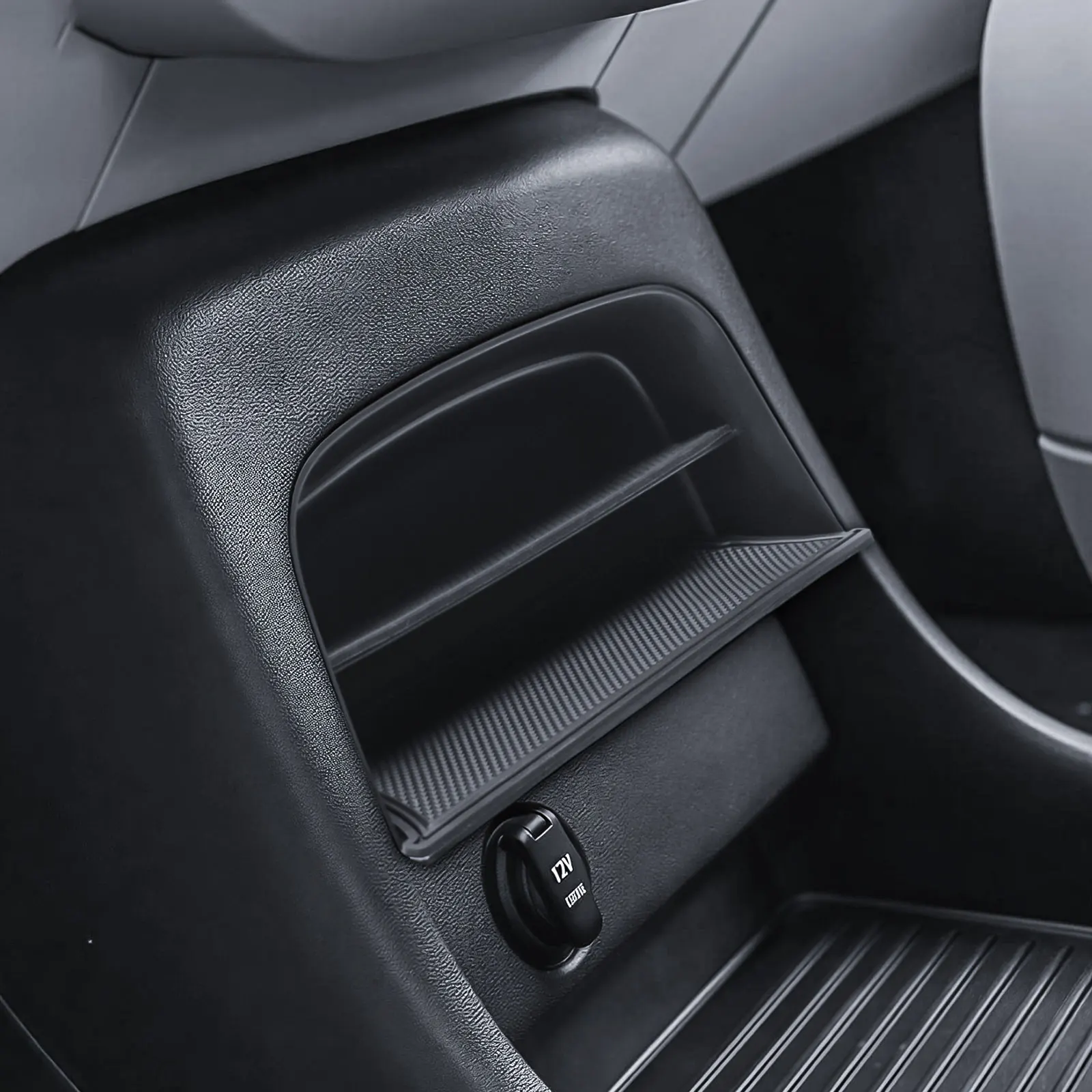Lower Center Console Organizer for 2026 2027 Hyundai Palisade Interior Front Cabin Hidden Storage Box Tray Dividers Accessories
