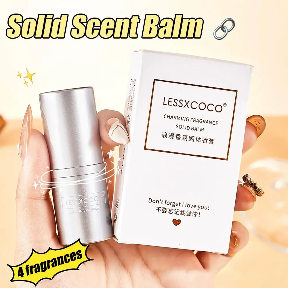 

Solid Perfume Sticks Long Lasting Scent Dating Women Fragrances Deodorant Keep Fresh Portable Balm Refreshing Solid Balm Aroma
