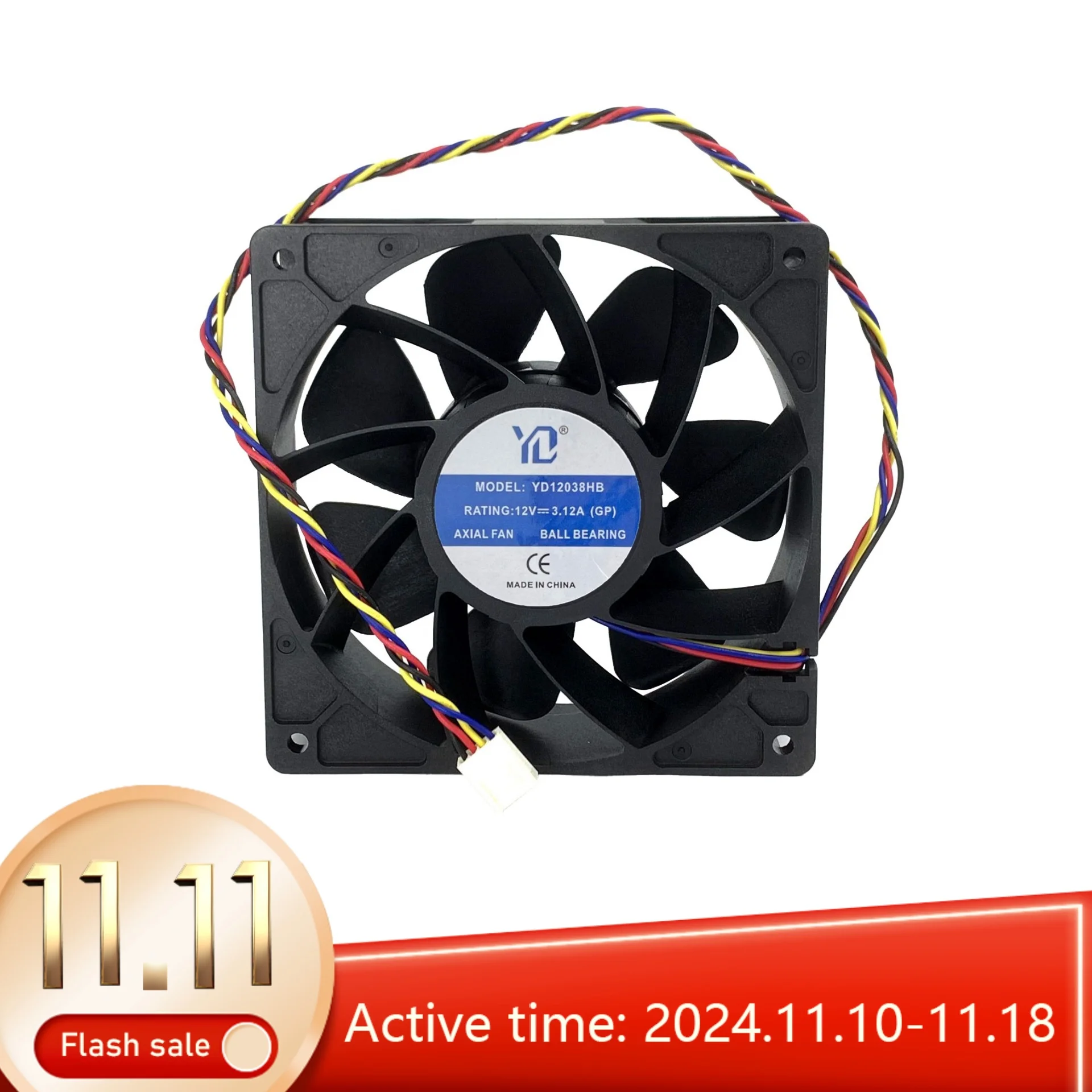 1piece 12V 6000 RPM Fan for Bitmain Antminer S19 L3+ L3++ S17 pro T17 S19 Pro S19j S19j Pro T19