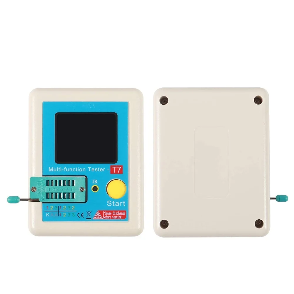 LCR-T7 T7 Transistor Tester Zenerdiode Detector ESR Triode Capaciteit Inductie MOS/PNP/NPN LCR TFT Multifunctionele Multimeter