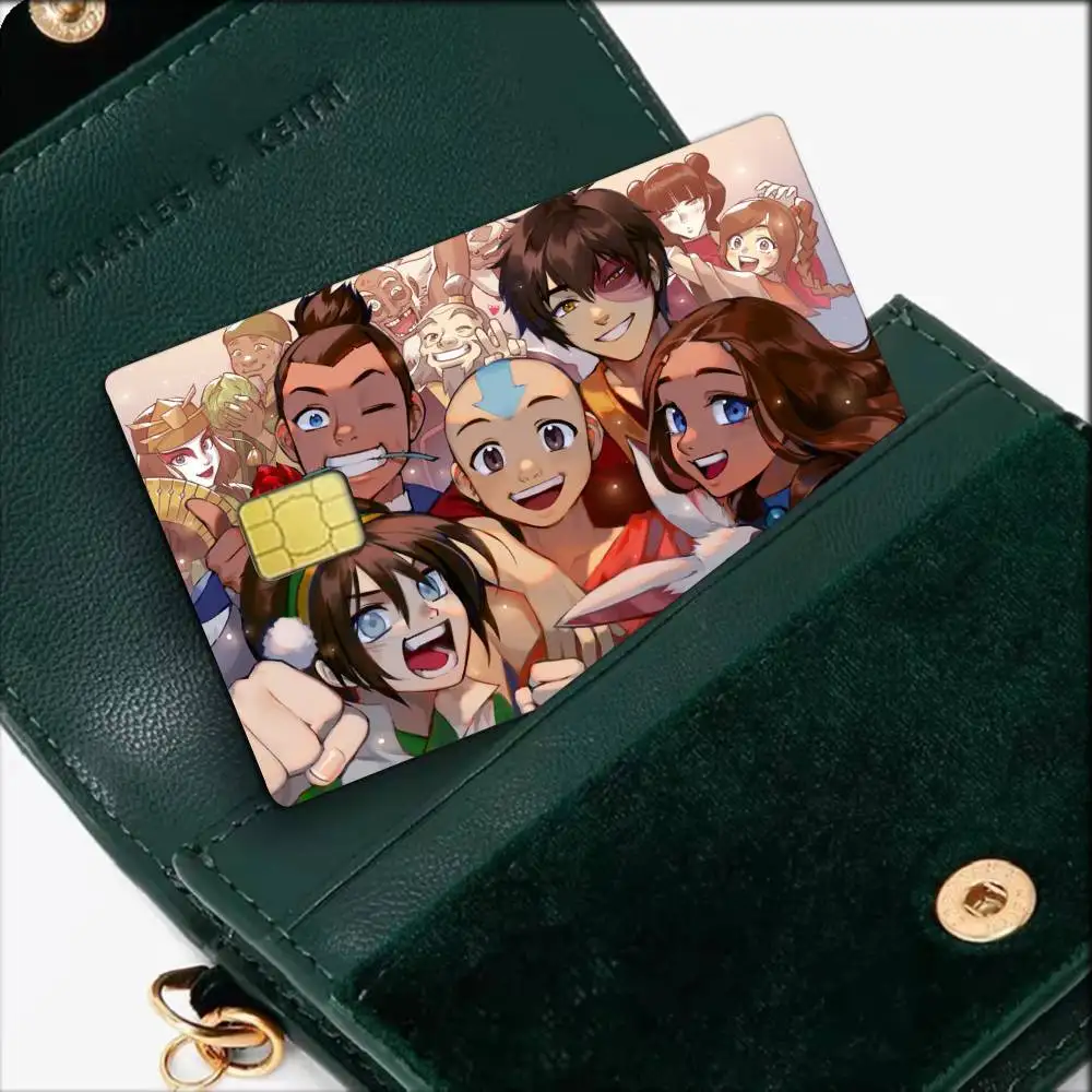 A-vatar The Last A-Airbender   Waterproof Film Skin Cover Credit Card Stickers Debit Front Bank Bus Pass