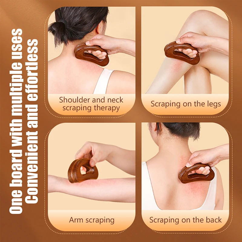 

Health Care Slimming Guasha Board Wood Therapy Massage Stick Lymphatic Drainage Massager Scraping For Relaxation And Recover