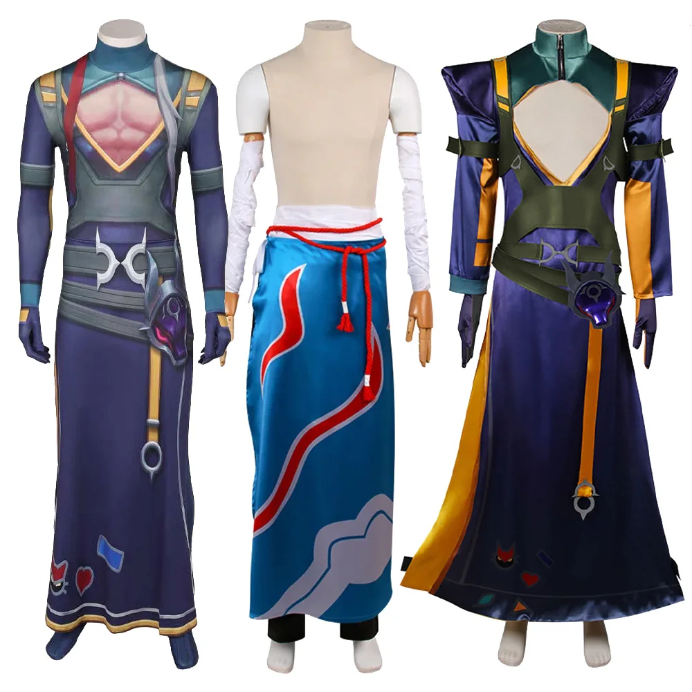 

LoL the Unforgotten Yone Cosplay Costume Outfits Halloween Carnival Suit