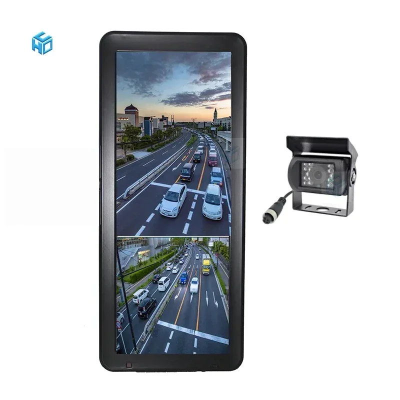 Rear View Monitor 12.3 Inch IPS HD 1080P Trailer Bus Camera Display Digital Rearview E-side Mirror