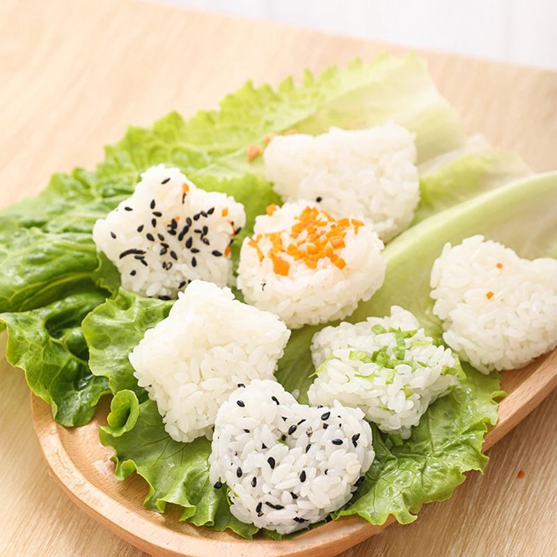 Cartoon Shape Rice Ball Set DIY Sushi Molds Press Mold Kitchen Accessories Baby Food Supplement Tools Creative Lunch Bento