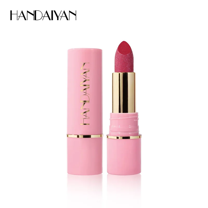 HANDAIYAN Glitter Shine Lippenstift Niet-plakkerige Make-Up Moisturizer Shimmer Lippenbalsem Pen Cosmetica Metallic Shine Lip Stick