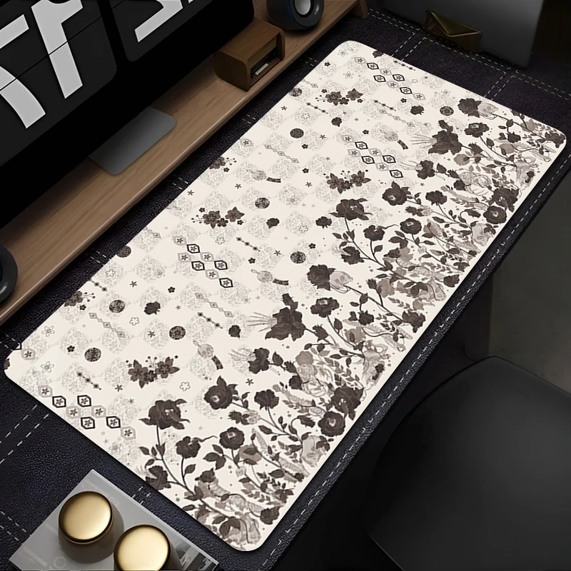 E-sports Mouse Pad 90x40cm Gaming Accessories Terror Skeleton Notbook Computer Speed Mini Pc Game Keyboard Pad Desk Mat Mousepad