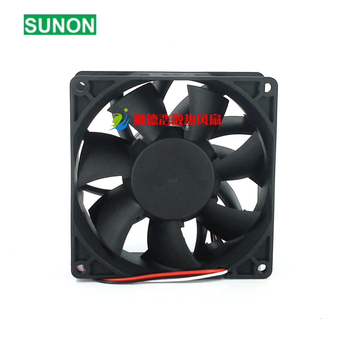 Ventilador de refrigeração do servidor SUNON 3 fios, PMD1209PMB2-A (2). GN, CC 12V, 8.5W, 90x90x38mm