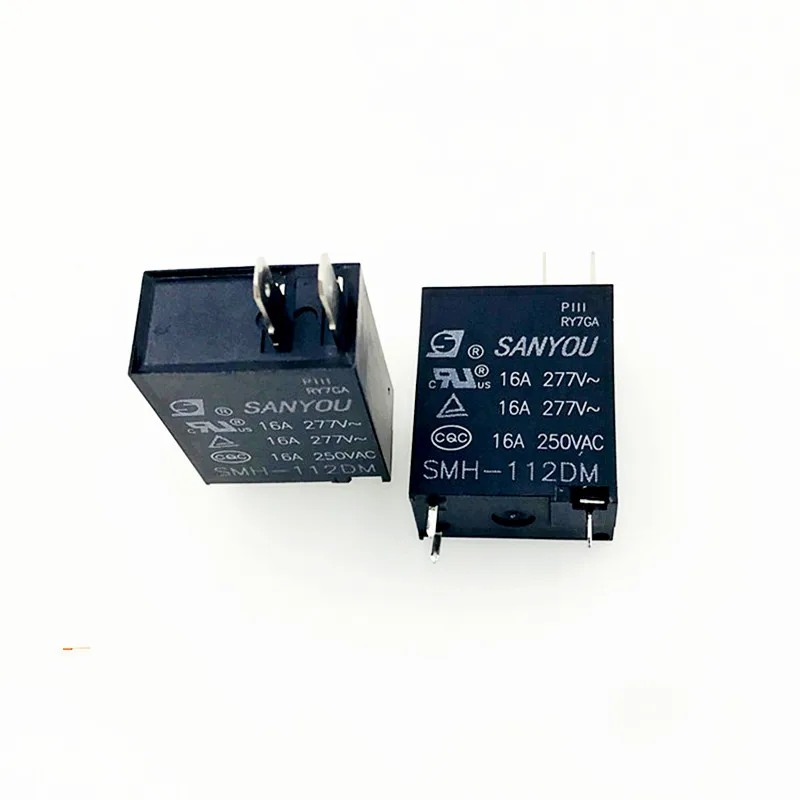 5pcs / 10pcs New Relay SMH-112DMP SMH-112DM 12V SMH 112DM 12vdc normally open 16A  3pin  277VAC microwave Relay