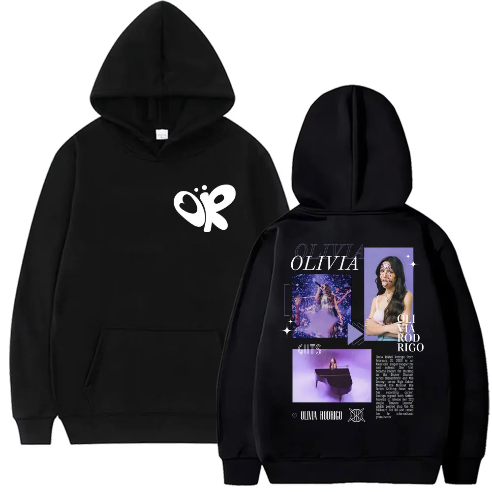 Singer Sour Vampire Guts Tour Hoodie Men Women Fashion Hip Hop Y2k Clothes Sweatshirts Casual Fleece Oversized Tracksuit Gifts