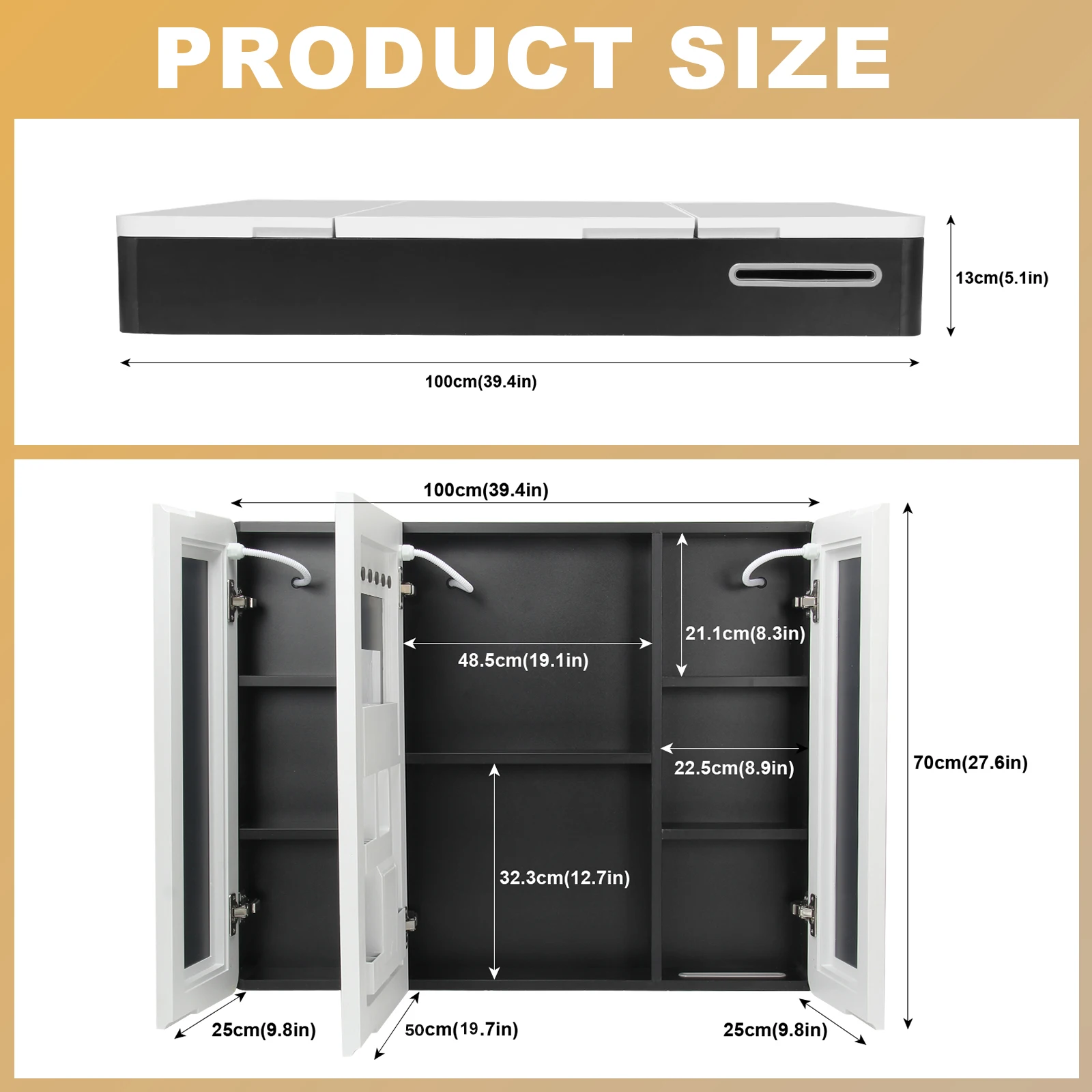 LED Bathroom Medicine Cabinet 6