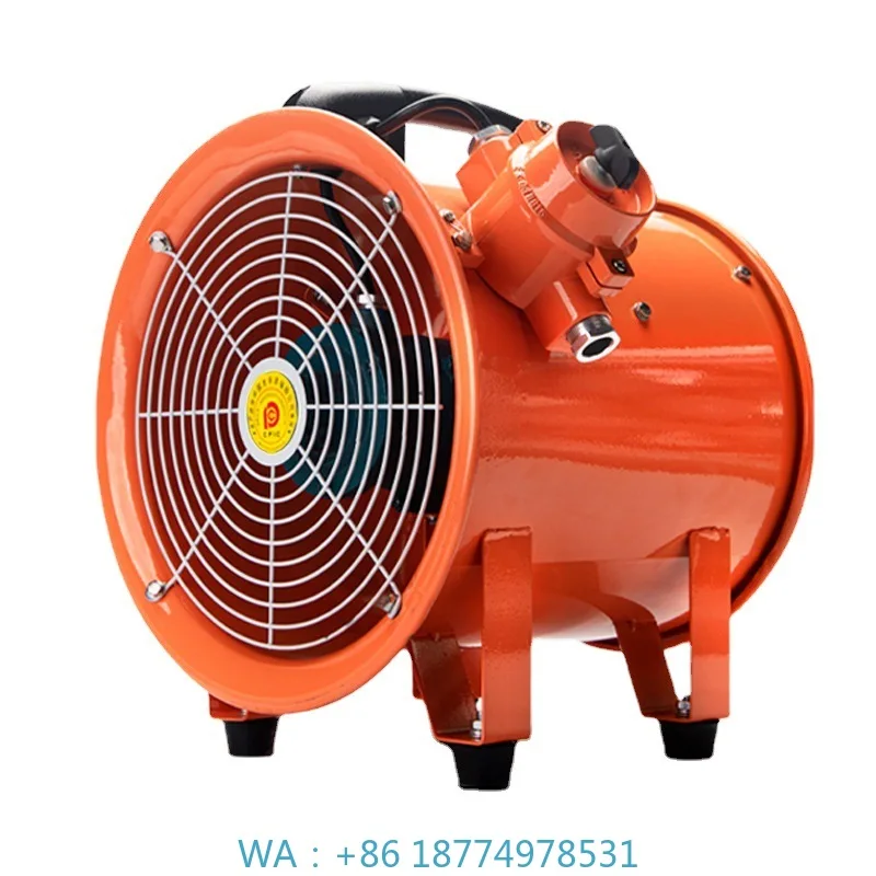 Portable High‑Standard Industrial Explosion Proof Axial Flow Blower Exhaust Fan for Site Ventilation Air Extractor Preparation
