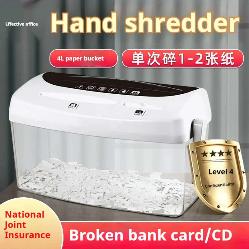 

9935 manual shredder portable desktop office supplies credit card CD manual shredder office machine shredder machine