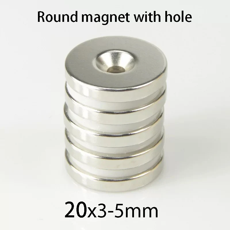 10/20/30 قطعة 20x3-5 مللي متر 20x3 مللي متر حلقة مغناطيس مع فتحة مركزية 5 مللي متر-OEM الاستخدام الصناعي