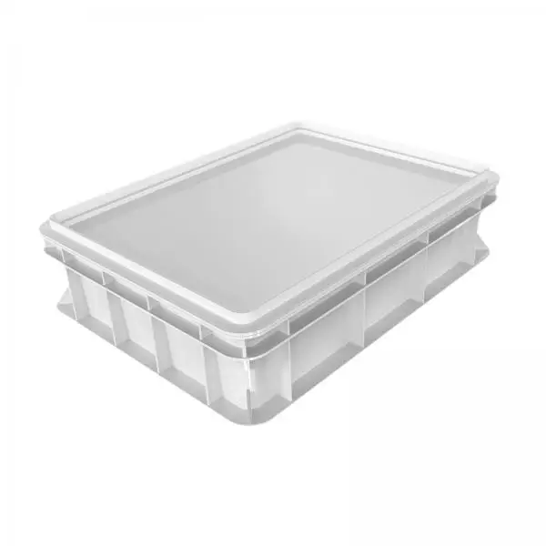 2x Dough Proofing Box Pizza Dough Tray Fruit Storage Case Multiuse with Lid for Bakery Home Restaurant Kitchen Pizza Making