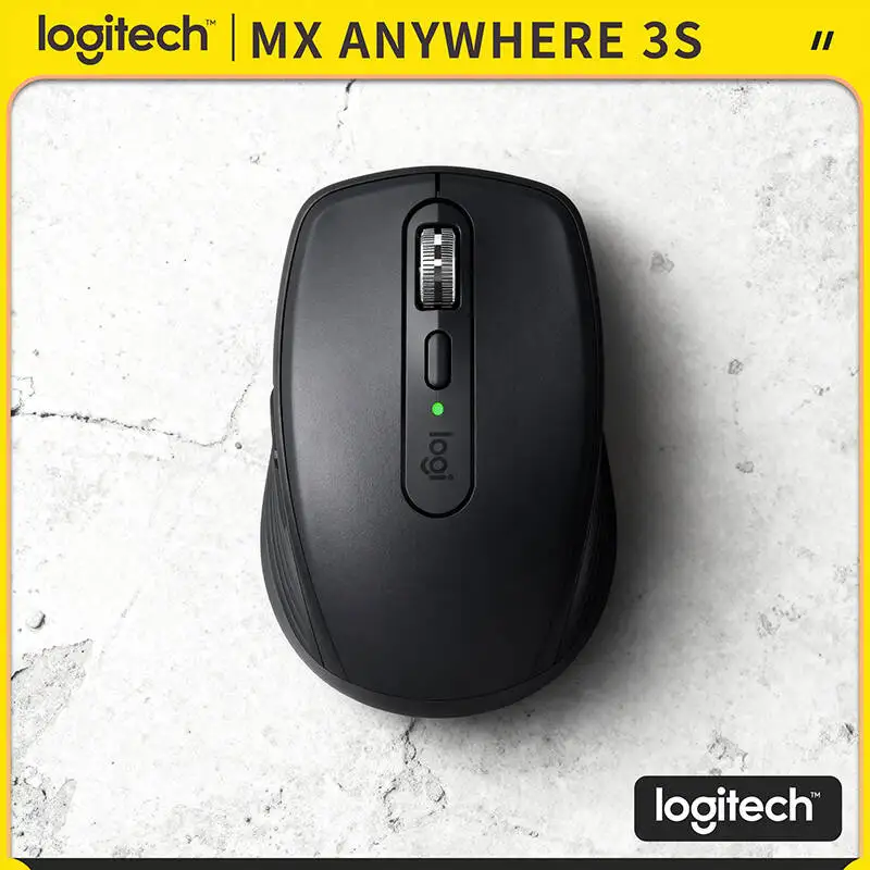 

Компактная мышь Logitech MX Anywhere 3S, эргономичный дизайн, перезаряжаемая, с быстрым прокруткой для портативных ПК Mac