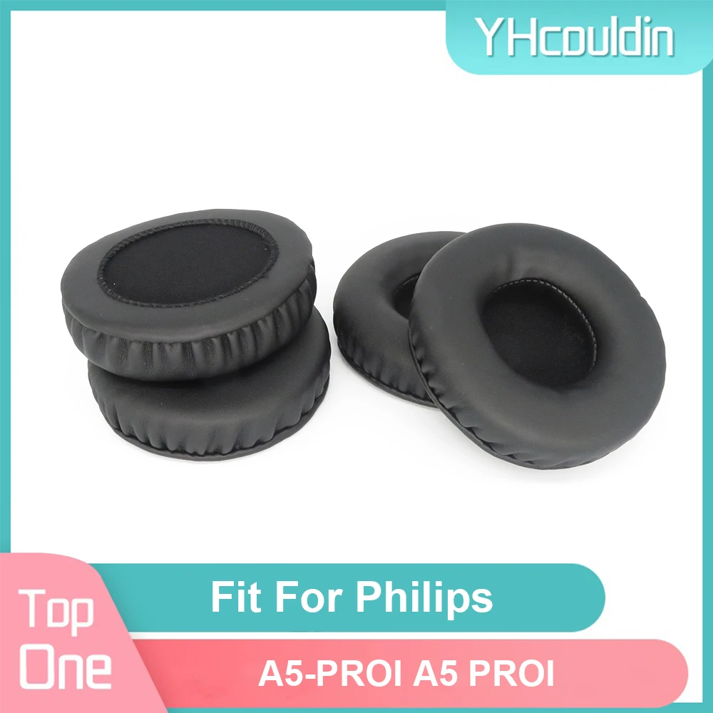 Earpads para philips A5-PROI a5 proi fone de ouvido almofadas almofadas de espuma do plutônio macio preto
