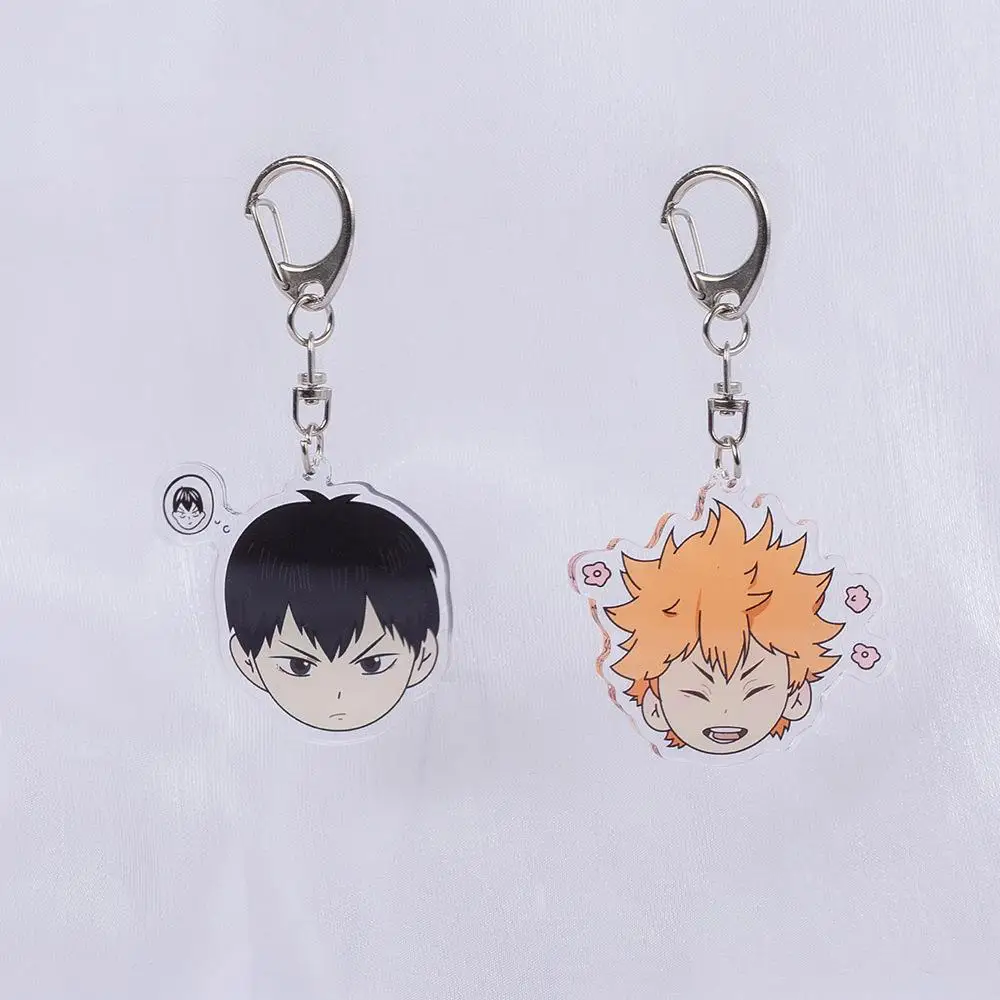 Anime Haikyuu!! Shoyo Hinata Sugawara Koushi Sakusa Kiyoomi Cosplay Keychain Accessory High Appearance Level Decorate