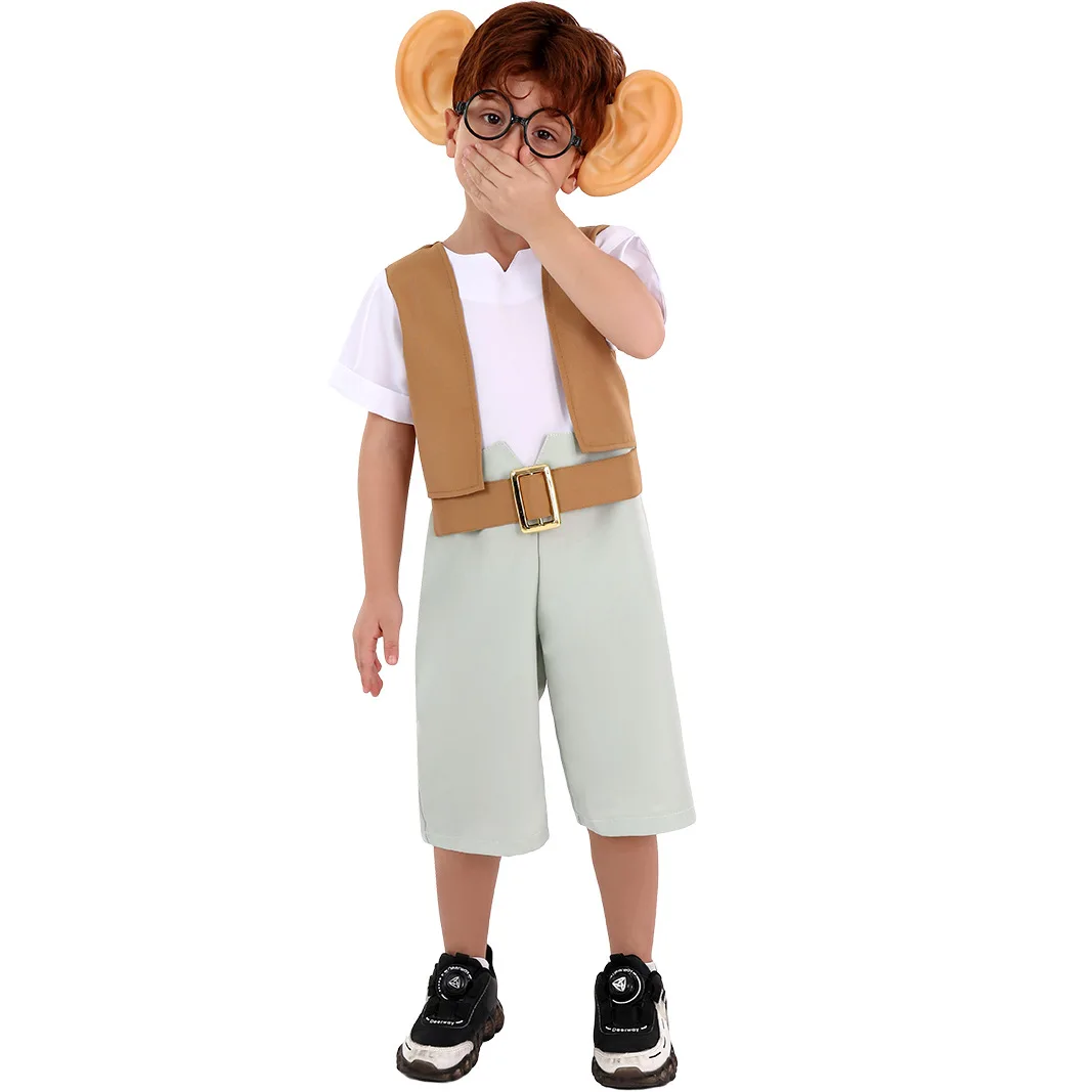 Costume Cosplay per bambini Boy World Book Day Carnival Party Set divertente attività scolastica Cute Performance Clothes Costume da palcoscenico