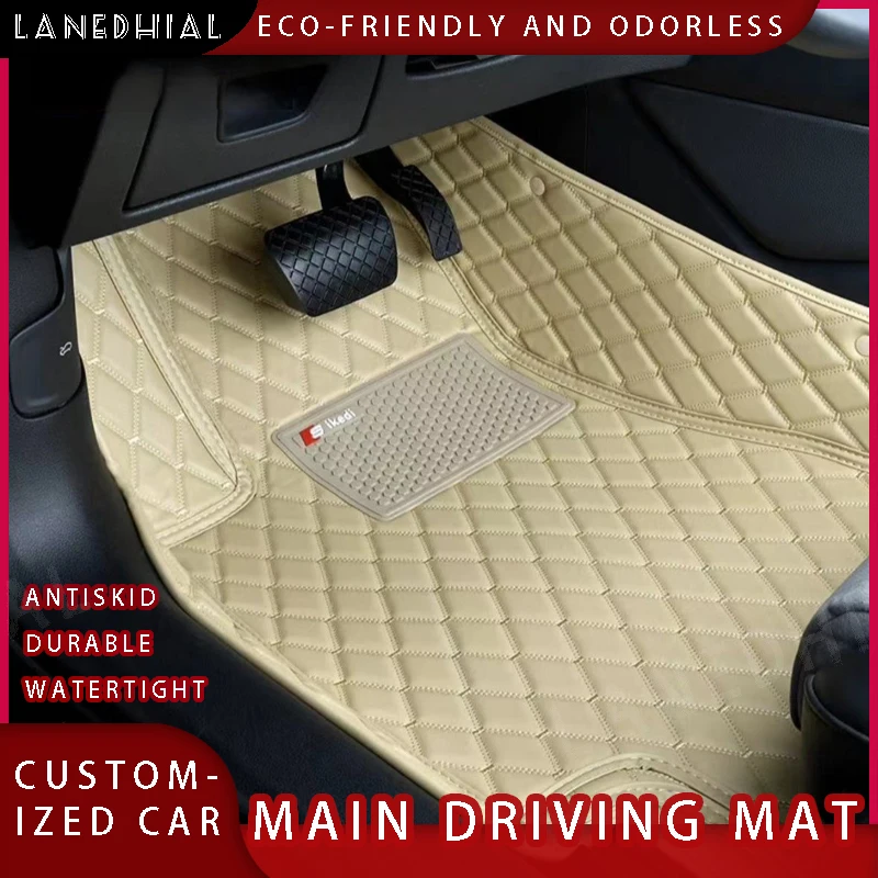 High Quality Custom Diamond Leather Car Floor Mat 100% For BYD All Models FO F3 SURUI SIRUI F6 G3 M6 L3 G5 G6 S6 Car Accessories