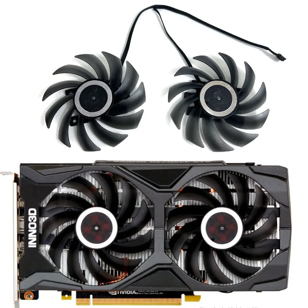 

NEW CF-12915S GTX 1660 SUPER GPU FAN，FOR INNO3D RTX 2060 Super、GTX 1660 Spuer、1660 TI Zwarte Goud Extreme Video card cooling fan