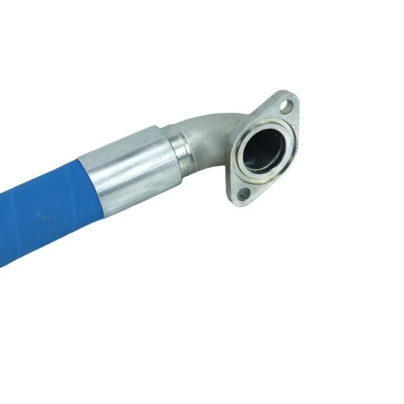 Oil Hose Assembly 1625474450 High Pressure Rubber Pipe with Flange Fittings Compatible with Atlas Copco Screw Air Compressor
