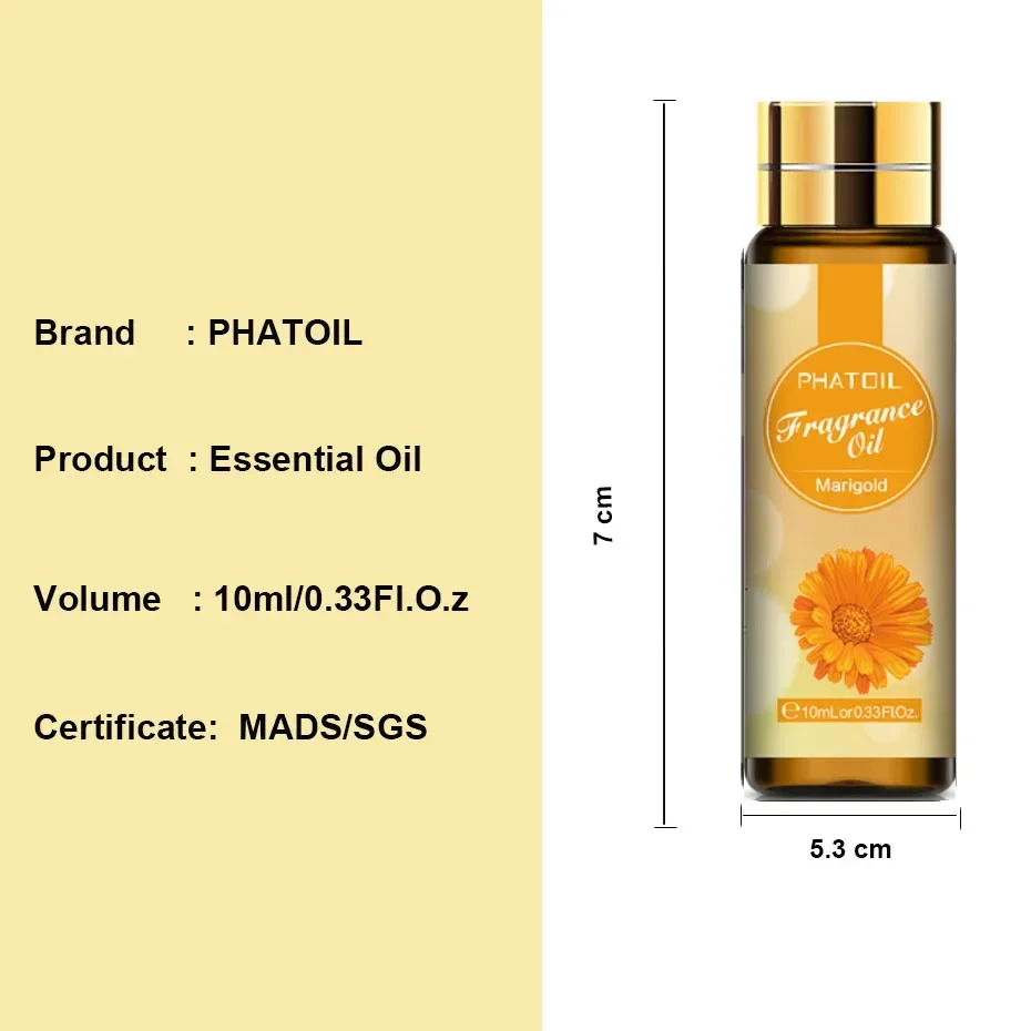 10ml with Dropper Coconut Vanilla Fragrance Oil for Making White Musk Orchid Coffee Magnolia Peach Lime Bubble Gum Aroma Oil