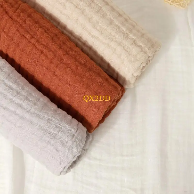 QX2D Baby Bath Towel with Hood Soft & Absorbent Newborns Towel 32x32 Inch 6 Layer Towel for Infants Toddlers & Children