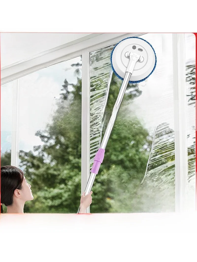 

Retractable Wireless Robot Window Cleaner Smart Home Use Glass Cleaning Tool Durable Material Easy to Operate